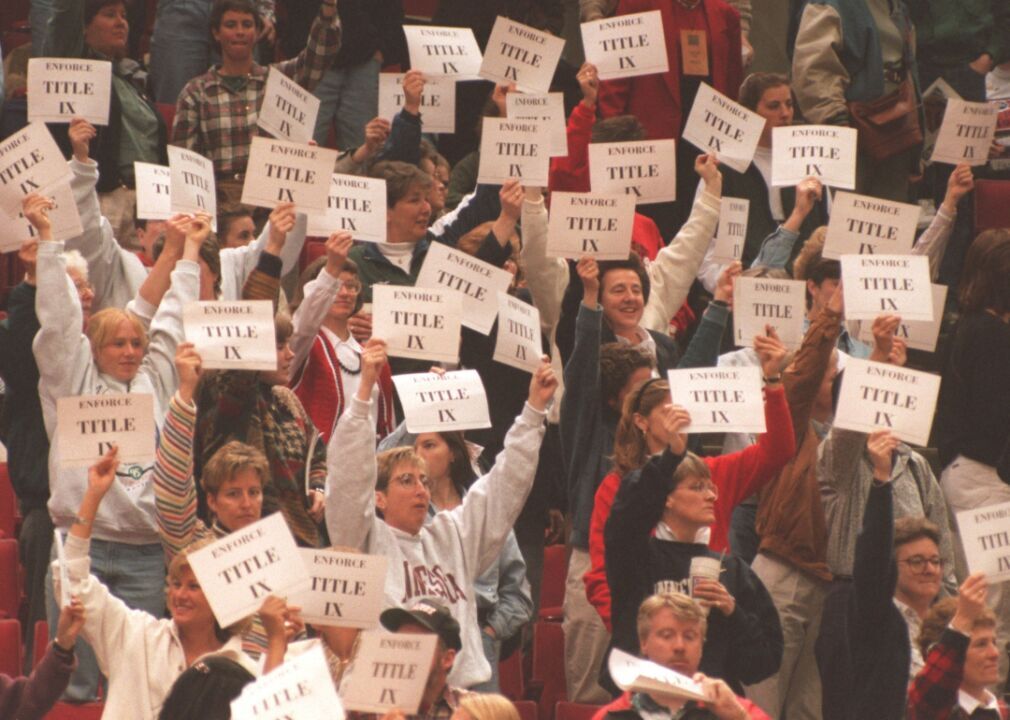 1972: Title IX is implemented to stem gender-based discrimination